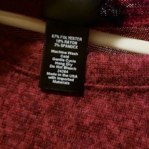 Agnes & Dora Sweaters - Agnes & Dora Burgandy XL Sweater Agnes & Dora Sweaters - Agnes & Dora Burgandy XL Sweater